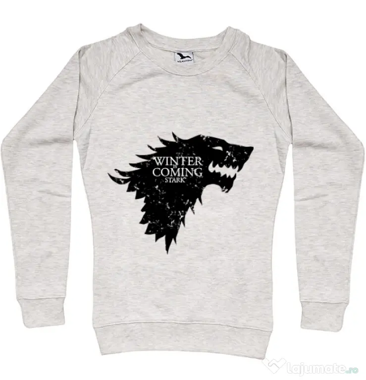 Bluza ADLER dama Winter is coming Stark Migdala melanj
