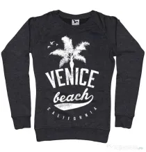 Bluza ADLER dama Venice beach California Negru melanj