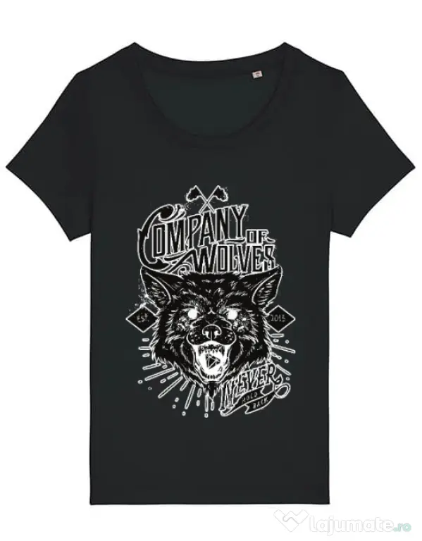 Tricou STANLEY STELLA dama Company of wolves Negru
