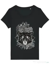 Tricou STANLEY STELLA dama Company of wolves Negru