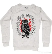 Bluza ADLER dama Black wings Migdala melanj