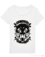 Tricou STANLEY STELLA dama My Land My Rules Alb