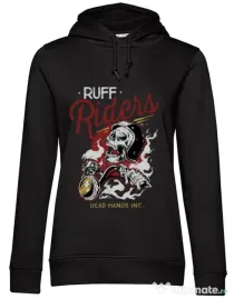 Hoodie dama cu gluga Ruff riders Negru