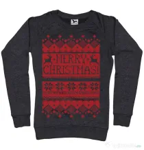 Bluza ADLER dama Greetings Negru melanj