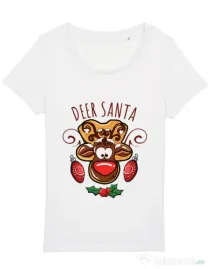 Tricou STANLEY STELLA dama Deer santa Alb