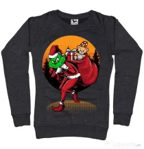 Bluza ADLER dama Grinch stole Christmas Negru melanj