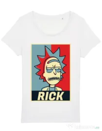 Tricou STANLEY STELLA dama Rick Alb