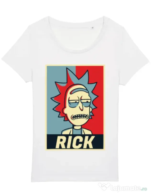 Tricou STANLEY STELLA dama Rick Alb