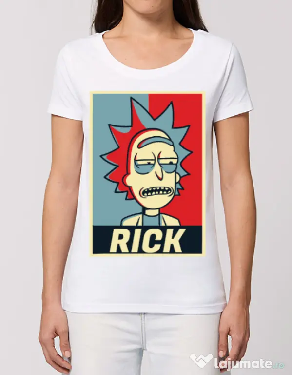 Tricou STANLEY STELLA dama Rick Alb