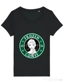 Tricou STANLEY STELLA dama Frozen coffee Negru