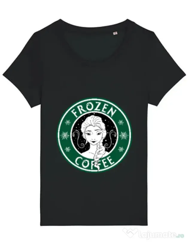 Tricou STANLEY STELLA dama Frozen coffee Negru