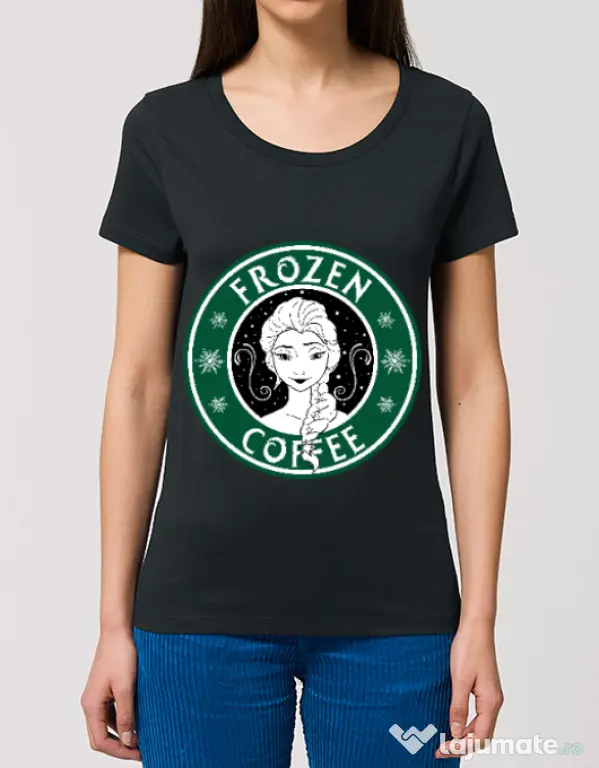 Tricou STANLEY STELLA dama Frozen coffee Negru