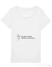 Tricou STANLEY STELLA dama Nu stiu a dansa Alb