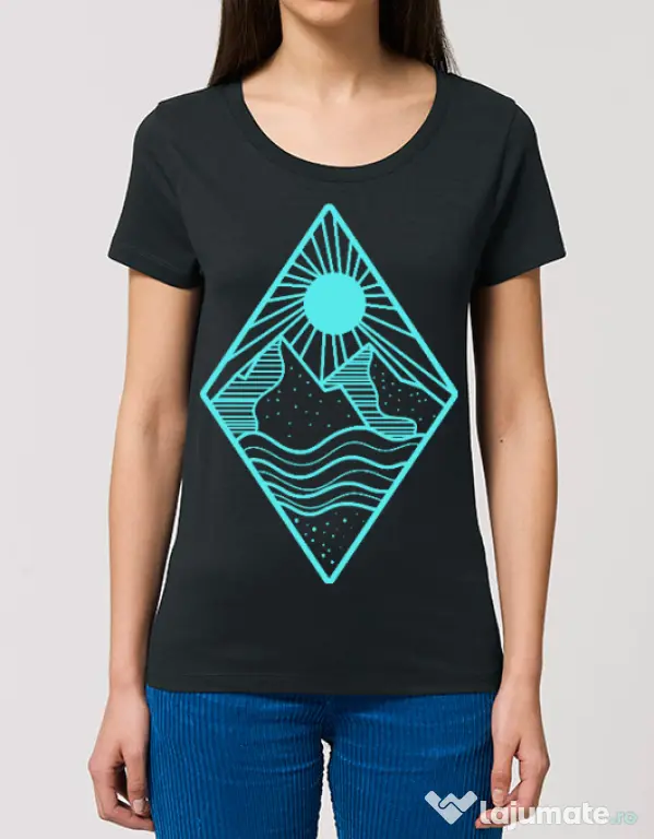 Tricou STANLEY STELLA dama Mountain Negru