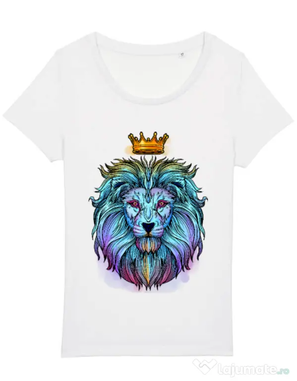 Tricou STANLEY STELLA dama Lion king Alb