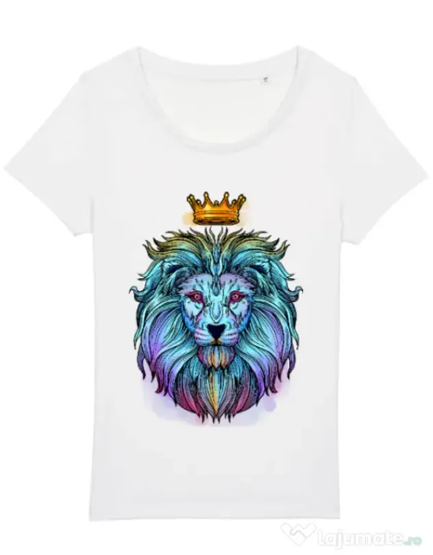Tricou STANLEY STELLA dama Lion king Alb
