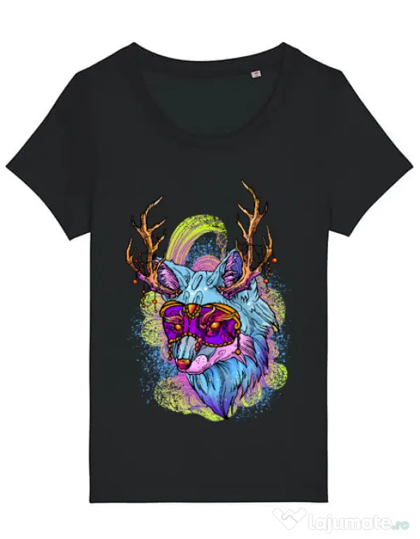 Tricou STANLEY STELLA dama Wolf Negru