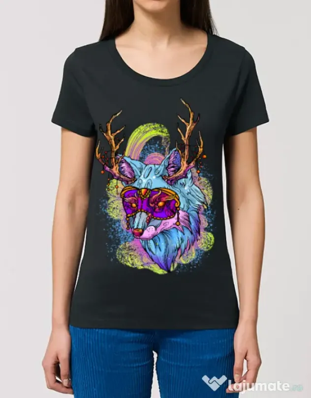 Tricou STANLEY STELLA dama Wolf Negru