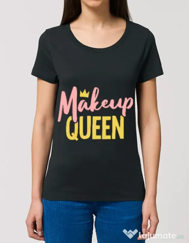Tricou STANLEY STELLA dama Makeup queen Negru