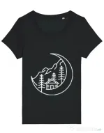 Tricou STANLEY STELLA dama Moon life Negru