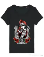 Tricou STANLEY STELLA dama Lady luck Negru
