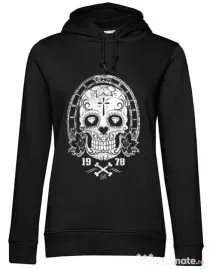 Hoodie dama cu gluga Diamond eyes Negru