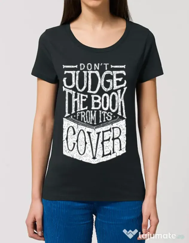 Tricou STANLEY STELLA dama Book cover Negru