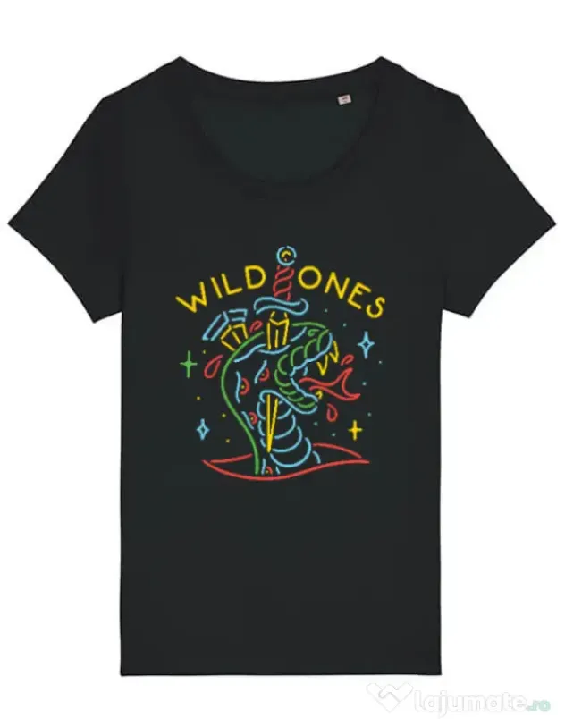 Tricou STANLEY STELLA dama Wild ones Negru