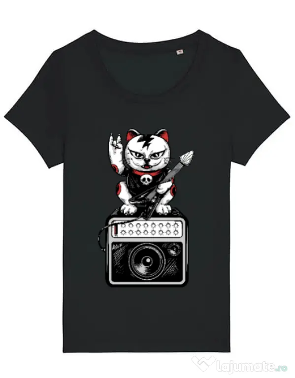 Tricou STANLEY STELLA dama Lets rock Negru