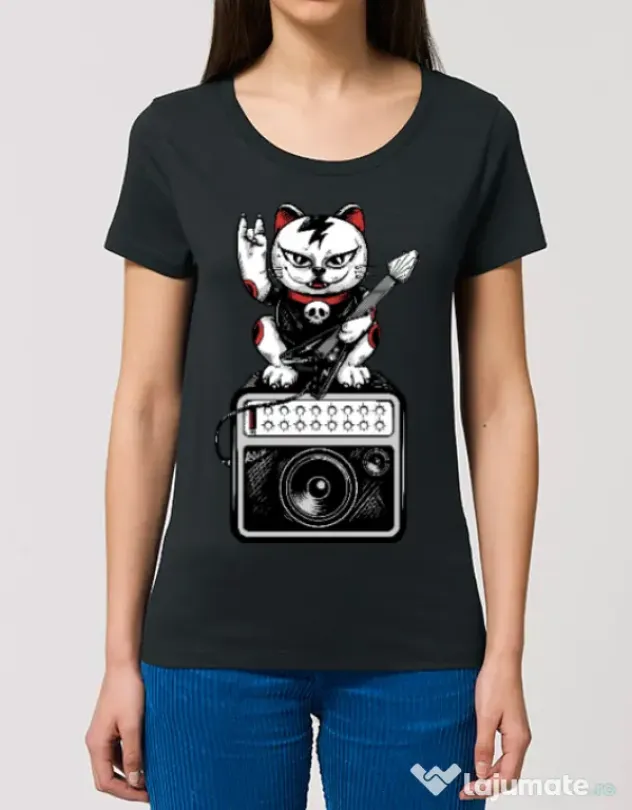 Tricou STANLEY STELLA dama Lets rock Negru