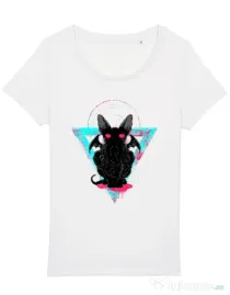 Tricou STANLEY STELLA dama Cathulhu Alb