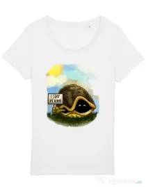Tricou STANLEY STELLA dama I stay home Alb
