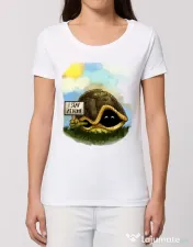 Tricou STANLEY STELLA dama I stay home Alb