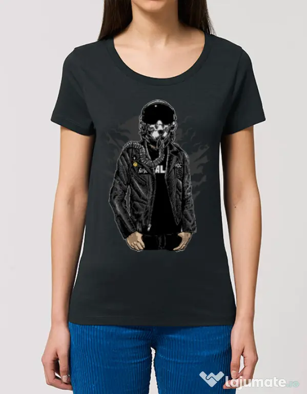 Tricou STANLEY STELLA dama Sky fighter Negru