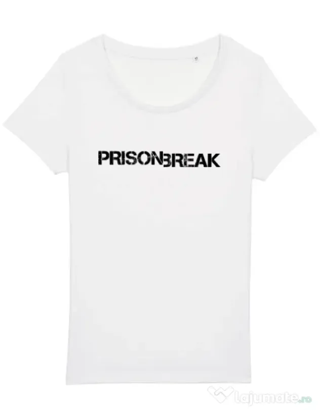 Tricou STANLEY STELLA dama Prison break Alb