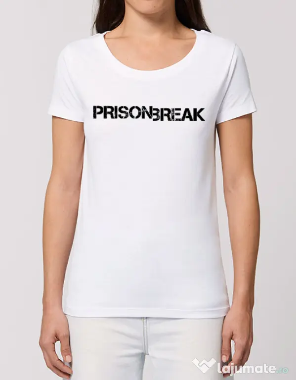 Tricou STANLEY STELLA dama Prison break Alb