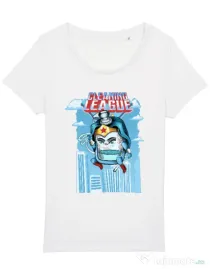 Tricou STANLEY STELLA dama Cleaning league gel Alb