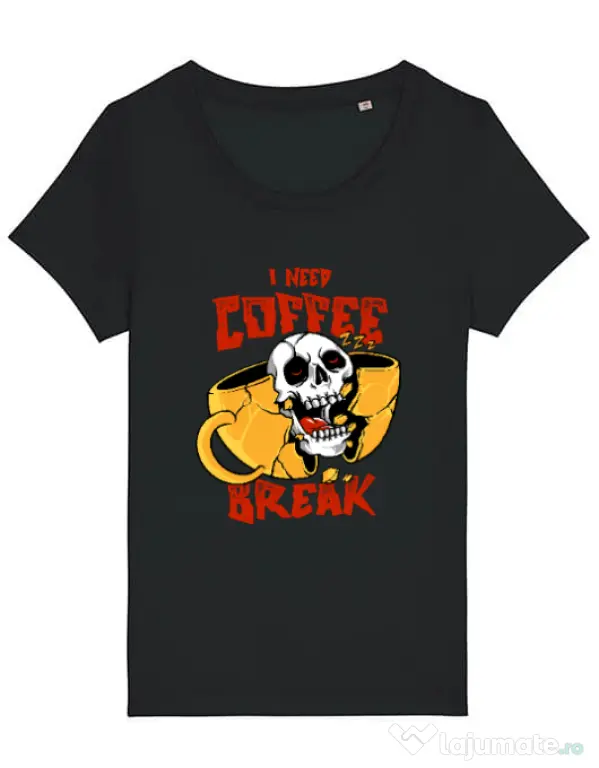 Tricou STANLEY STELLA dama Coffee break Negru