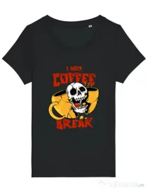 Tricou STANLEY STELLA dama Coffee break Negru