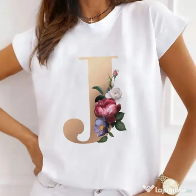 Tricou STANLEY STELLA dama Litera "J"