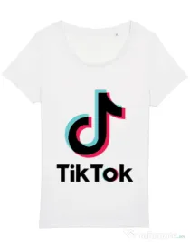 Tricou STANLEY STELLA dama Tik Tok Alb