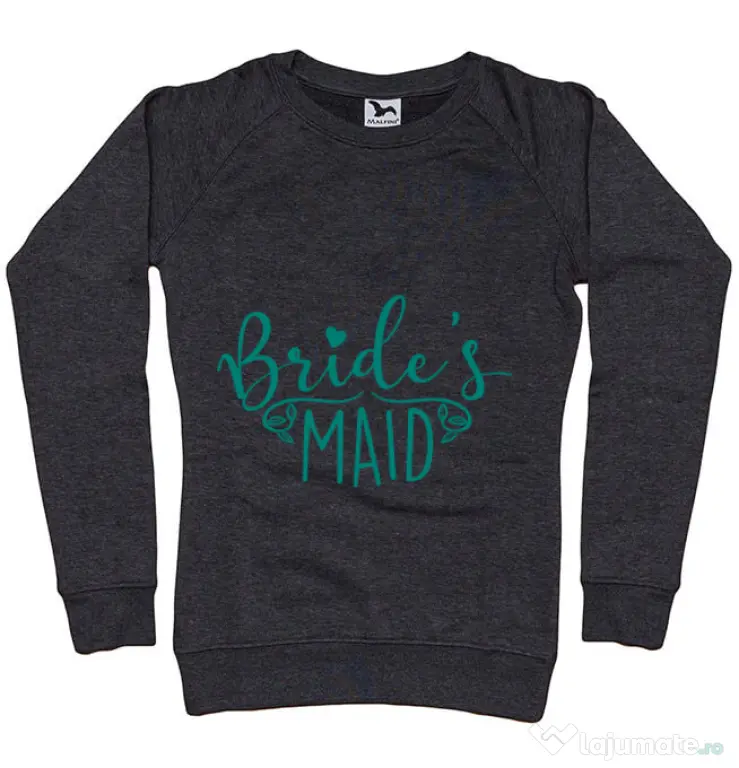 Bluza Petrecerea burlacitelor ADLER Brides maid Negru melanj