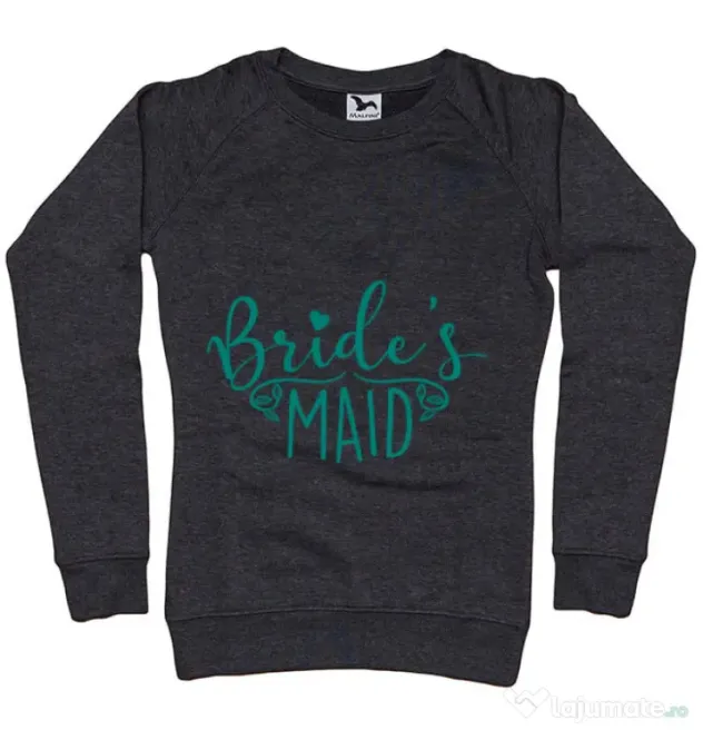 Bluza Petrecerea burlacitelor ADLER Brides maid Negru melanj