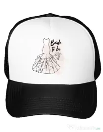 Sapca personalizata Mireasa Bride to be Alb