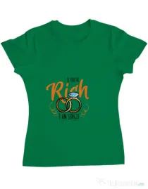 Tricou Burlacite ADLER If you are rich Verde