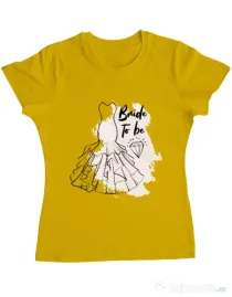 Tricou Mireasa ADLER Bride to be Galben