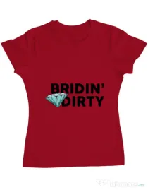 Tricou Mireasa ADLER Bridin dirty Rosu