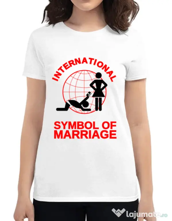 Tricou Mireasa ADLER Symbol of marriage Alb