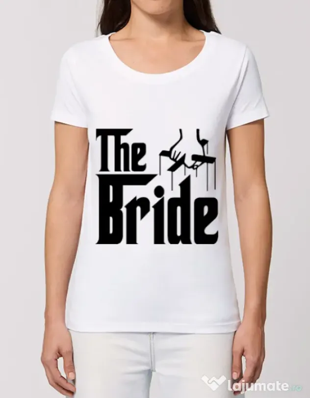 Tricou Mireasa STANLEY STELLA The bride Alb