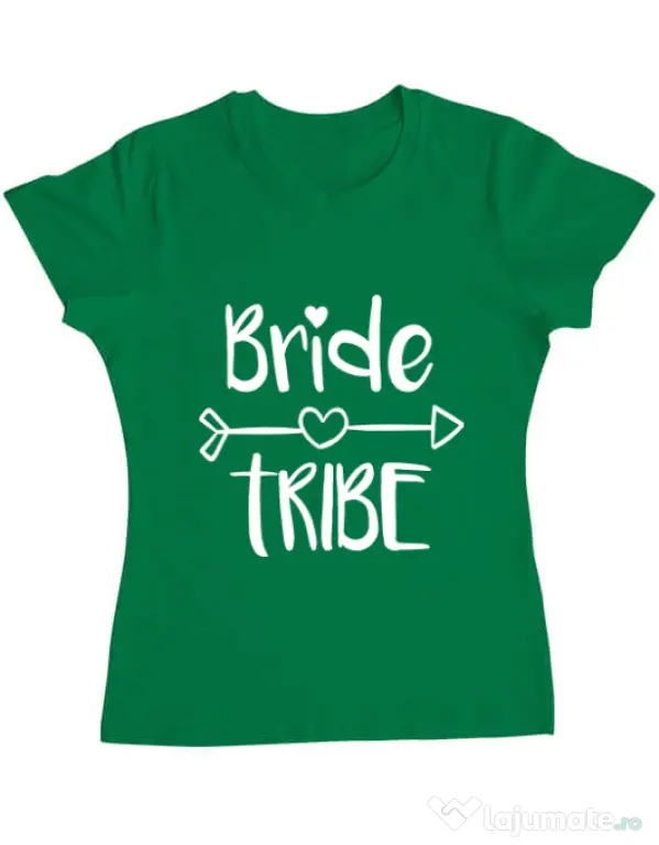 Tricou Petrecerea burlacitelor ADLER Bride tribe Verde
